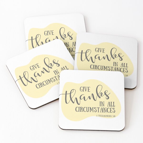 Item preview, Give Thanks in all Circumstances (bible verse) designed and sold by Wordsofjoy&love.