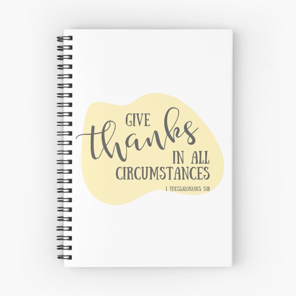 Item preview, Give Thanks in all Circumstances (bible verse) designed and sold by Wordsofjoy&love.