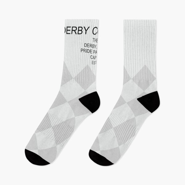 Item preview, D e r b y C o u n t y Retro Geometric Minimal Design designed and sold by ShopBensNook.