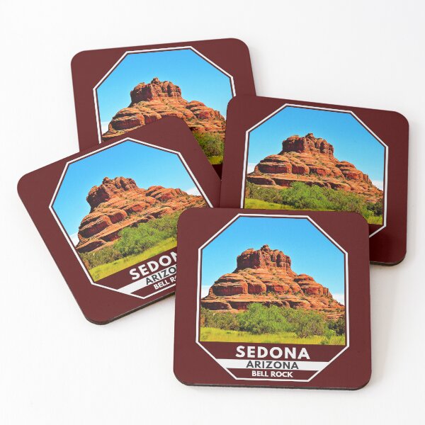 Item preview, Sedona Arizona Bell Rock Watercolor Badge designed and sold by KrisSidDesigns.
