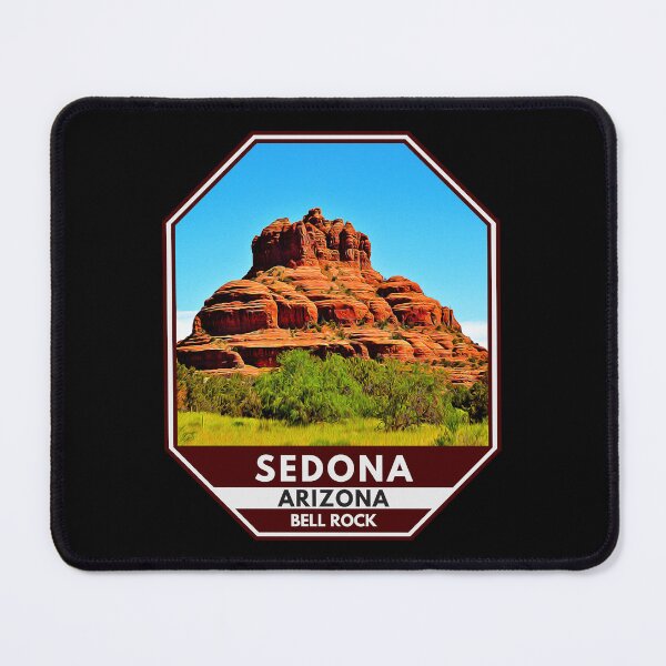 Item preview, Sedona Arizona Bell Rock Watercolor Badge designed and sold by KrisSidDesigns.