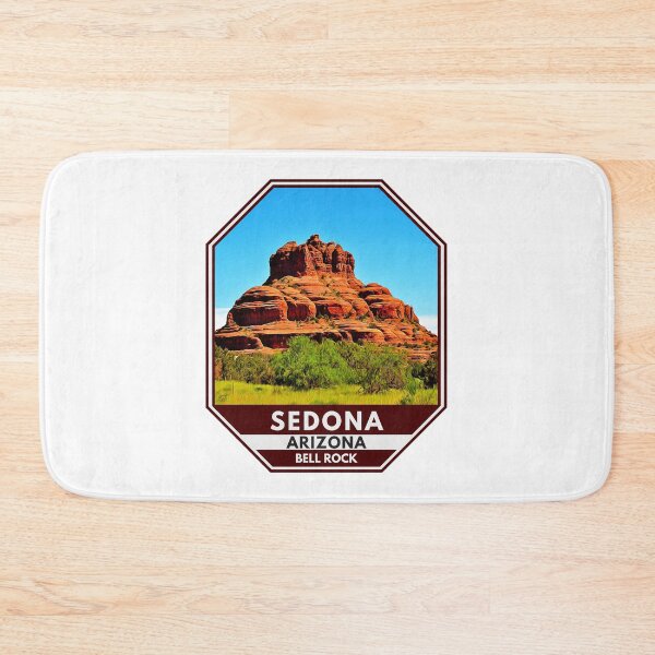 Item preview, Sedona Arizona Bell Rock Watercolor Badge designed and sold by KrisSidDesigns.