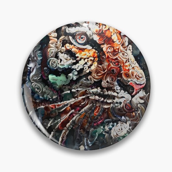 Item preview, Floral Tiger designed and sold by Artificial-Arts.