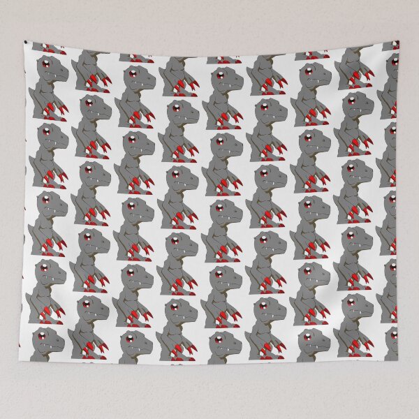 Item preview, Grey and Red Dinosaur designed and sold by MooresDesigns.