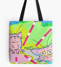 Funky Katz Tote Bag