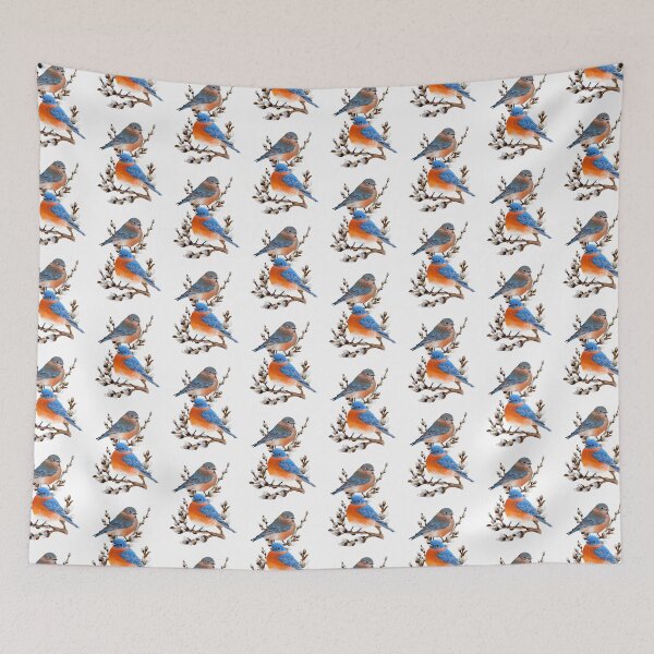 Item preview, Eastern Bluebird Couple designed and sold by Roy & Tiffany.