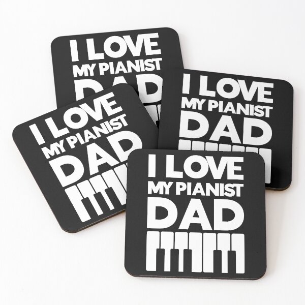 Item preview, I Love My Pianist Dad Musician Piano Hero designed and sold by Aleodor.