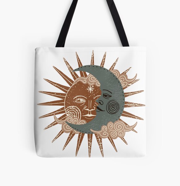 Moon Tote Bag, Natural Beige Tote Bag, La Lune Accessories, Celestial,  Tarot, Shopping Bag