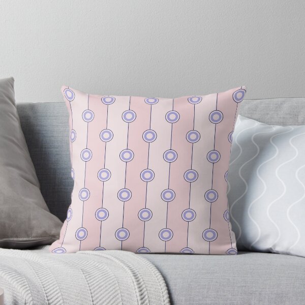 Candy cotton Geometric Throw Pillow
