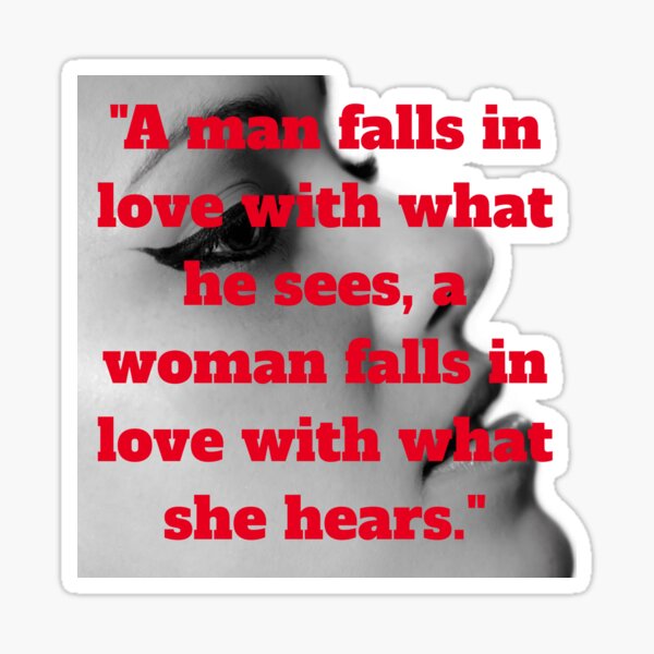 a-man-falls-in-love-with-what-he-sees-sticker-by-mario1960-redbubble