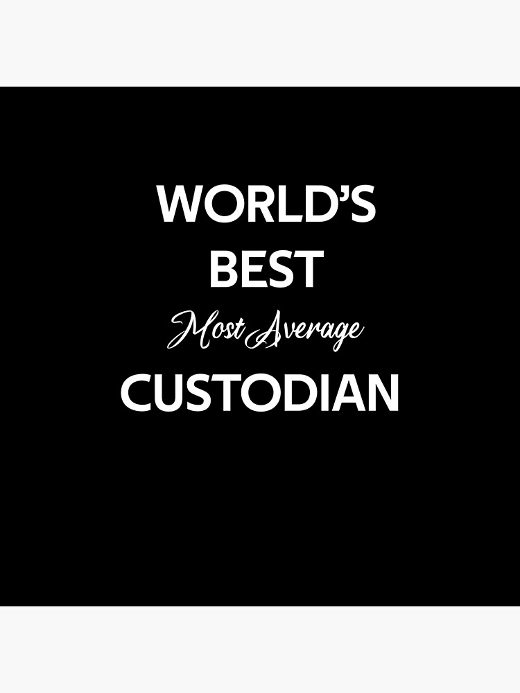Thumbnail 4 of 4, Pillow, world's best most average custodian designed and sold by rachidhaz.