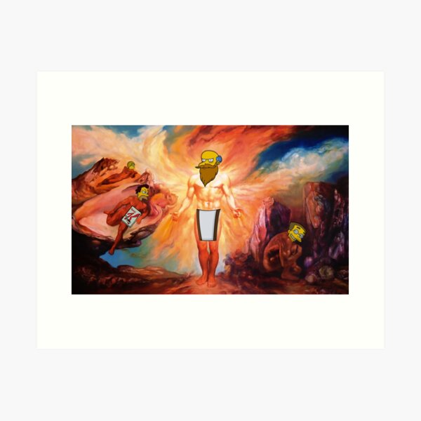 James Gleeson - The New God Print - For Ivan Art Print