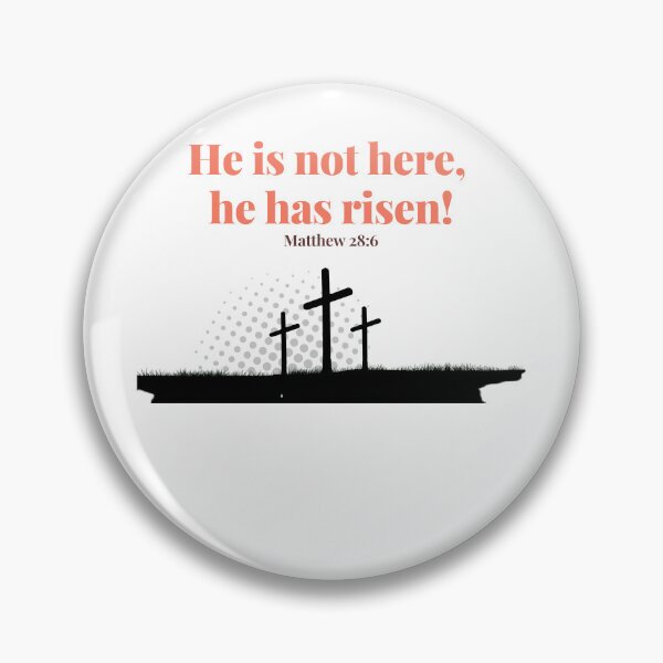 Item preview, He has risen Happy Easter resurrection Sunday - Happy Easter Christmas Xmas - Jesus cross our Savior designed and sold by Marina  Nagi (Inspire Ville).