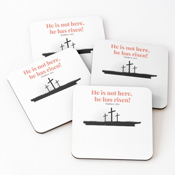 Item preview, He has risen Happy Easter resurrection Sunday - Happy Easter Christmas Xmas - Jesus cross our Savior designed and sold by Marina  Nagi (Inspire Ville).