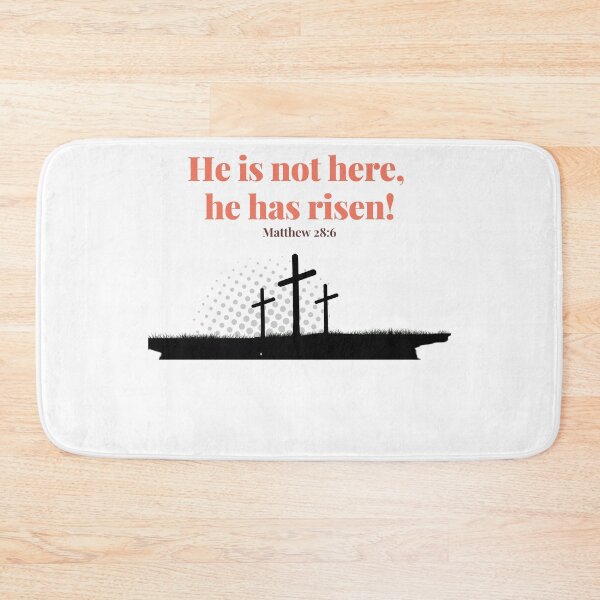 Item preview, He has risen Happy Easter resurrection Sunday - Happy Easter Christmas Xmas - Jesus cross our Savior designed and sold by Marina  Nagi (Inspire Ville).