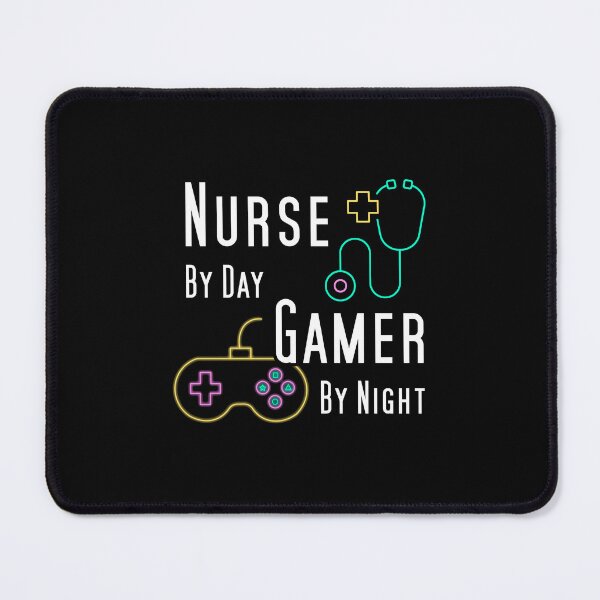 Item preview, Nurse by day Gamer by night designed and sold by Catspeople.