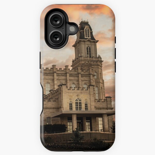 Item preview, Manti LDS Temple Sky on Fire designed and sold by melodyrosemedia.