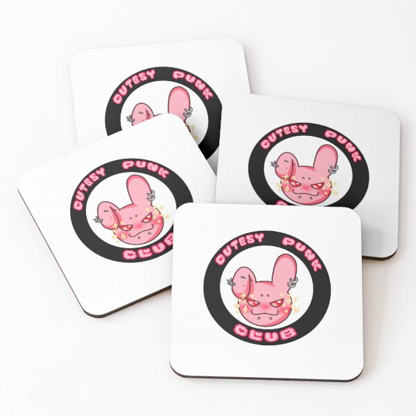 Item preview, CUTESY PUNK CLUB-BUNNY (Plain version) designed and sold by Ravens-halo.