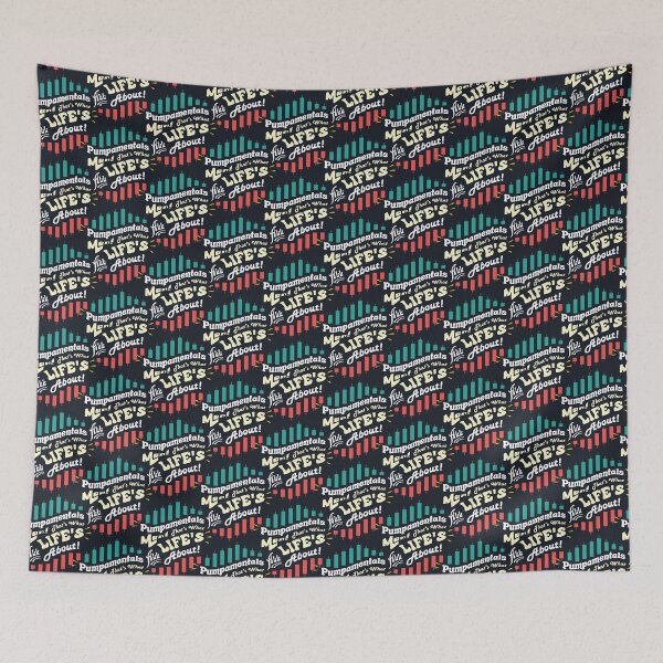 Item preview, Pumpamentals Man! Retro Crypto Typography Art designed and sold by Digi-Drifterz.