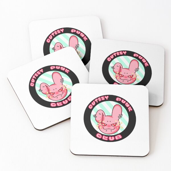 Item preview, CUTESY PUNK CLUB-BUNNY (Inverse version) designed and sold by Ravens-halo.