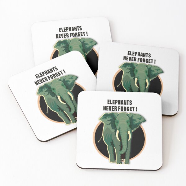 Item preview, Elephants never forget! designed and sold by JANKETDesign.