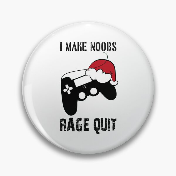 Item preview, funny christmas retro gamer funny sarcastic Rude Offended saying, I Make Noobs Rage Quit boyfriend girlfriend designed and sold by joygift369.