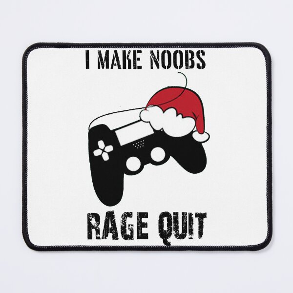 Item preview, funny christmas retro gamer funny sarcastic Rude Offended saying, I Make Noobs Rage Quit boyfriend girlfriend designed and sold by joygift369.