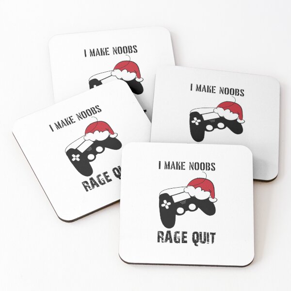 Item preview, funny christmas retro gamer funny sarcastic Rude Offended saying, I Make Noobs Rage Quit boyfriend girlfriend designed and sold by joygift369.