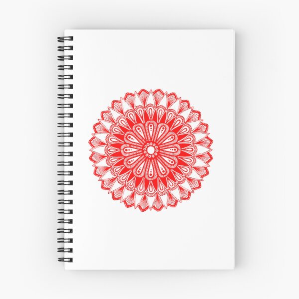 Item preview, Mandala design (red on white)  designed and sold by Calen  Picard-Carroll.