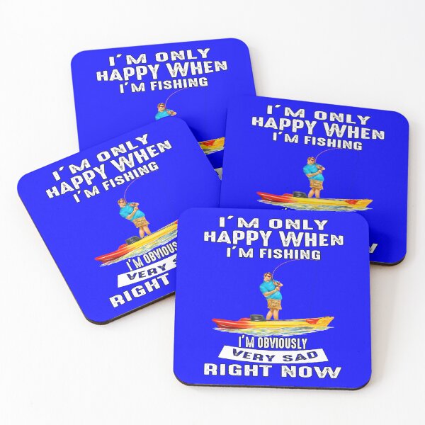 Item preview, Fishing Lover I'm Only Happy When I'm Fishing designed and sold by fantasticdesign.