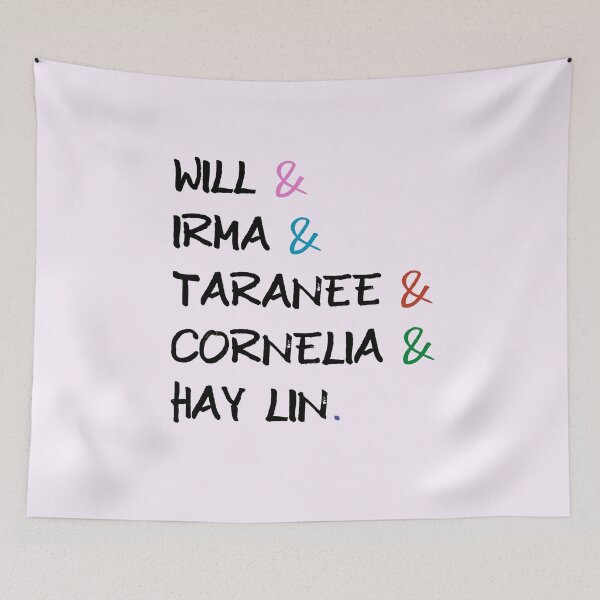 Item preview, W.i.t.c.h - Will & Irma & Taranee & Cornelia & Hay Lin - Black Lines designed and sold by Akarkanias.