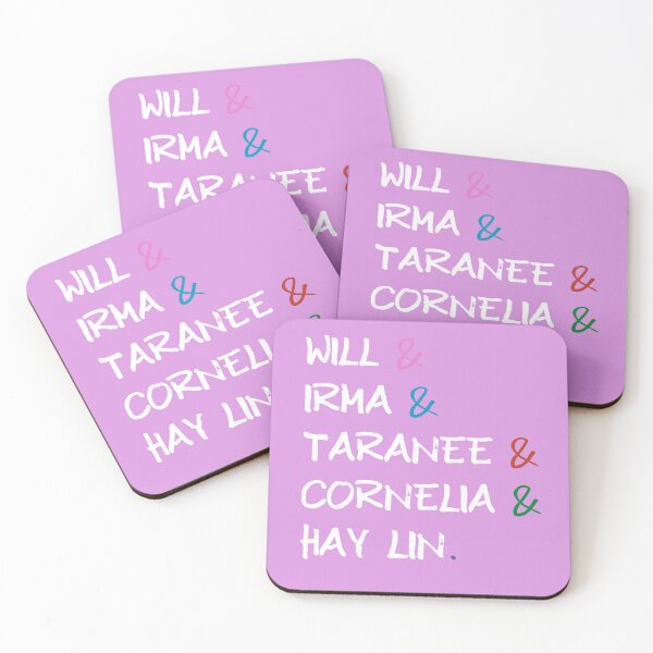 Item preview, W.i.t.c.h - Will & Irma & Taranee & Cornelia & Hay Lin - White Lines designed and sold by Akarkanias.