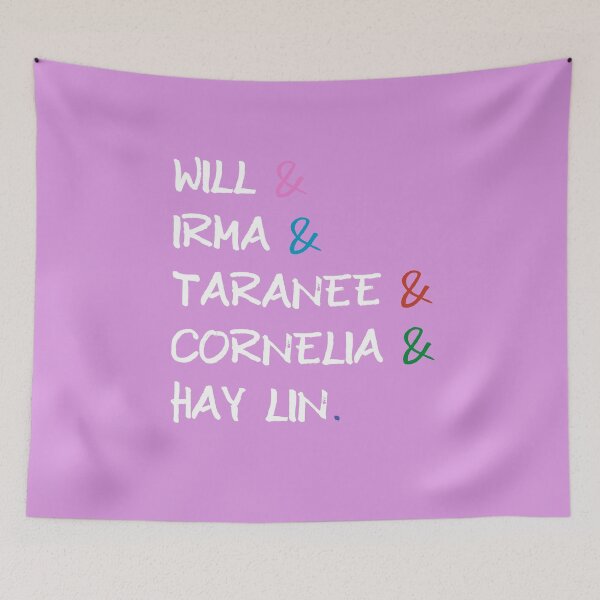 Item preview, W.i.t.c.h - Will & Irma & Taranee & Cornelia & Hay Lin - White Lines designed and sold by Akarkanias.