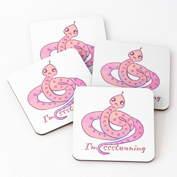 Item preview, Cute watercolor snake I'm stunning  designed and sold by Mayarart.