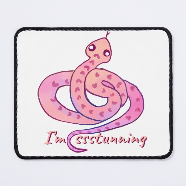 Item preview, Cute watercolor snake I'm stunning  designed and sold by Mayarart.