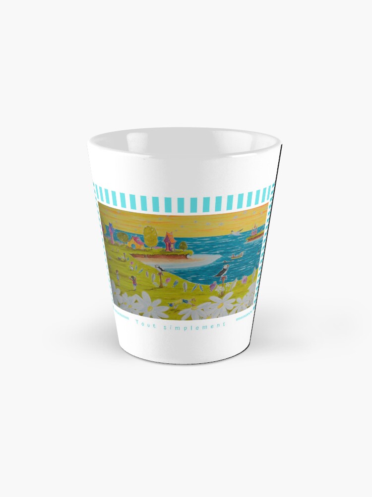 Aperçu 2 sur 4. Mug à café avec l'œuvre Linda Molloy - "Tout simplement" créée et vendue par LindaMolloy.