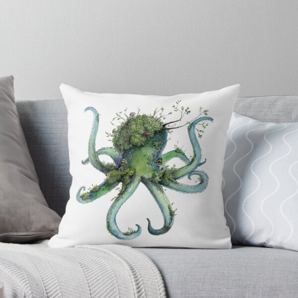 Item preview, Forest and meadow octopus designed and sold by Nicole Pustelny.