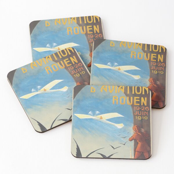 Item preview, Grande Semaine D´Aviation Rouen 1910 | French vintage posters designed and sold by POSTERAMALA.