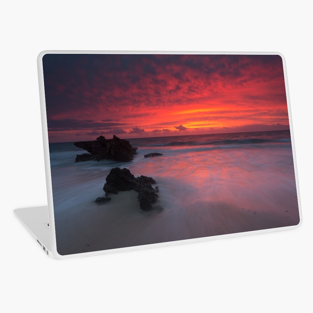 Trigg Beach Sunset Laptop Skin