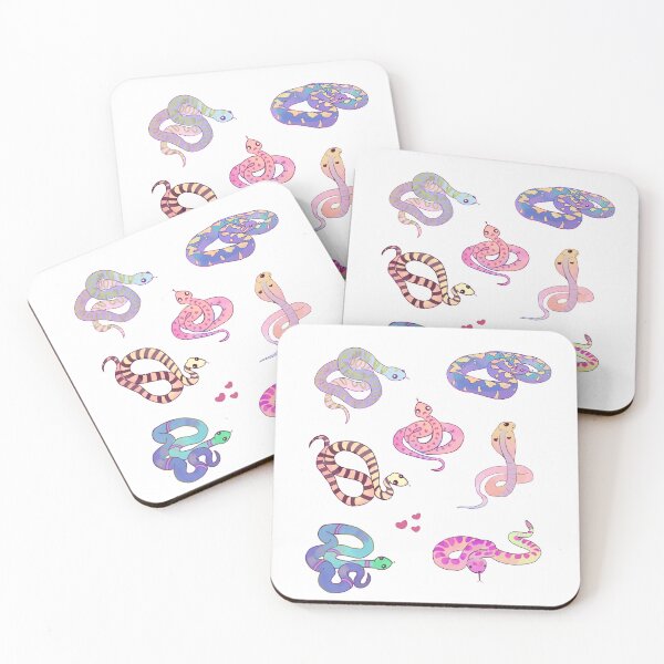 Item preview, Cute watercolor snake sticker pack designed and sold by Mayarart.