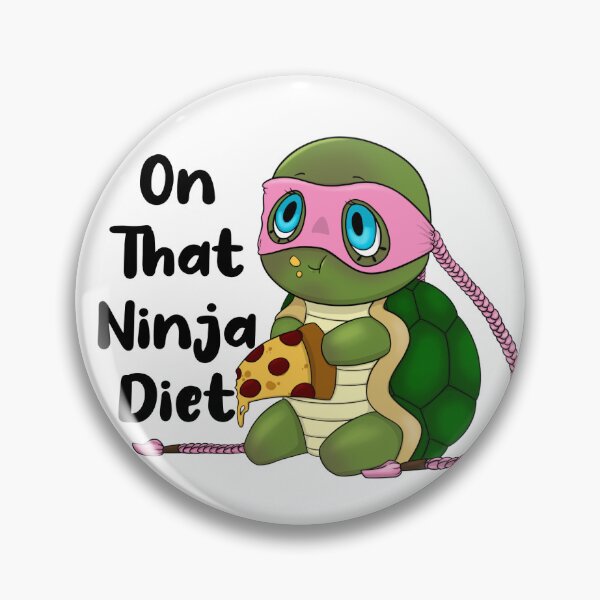 Item preview, On That Ninja Diet (Amoly) designed and sold by STICKERS by Abigail Rachele.