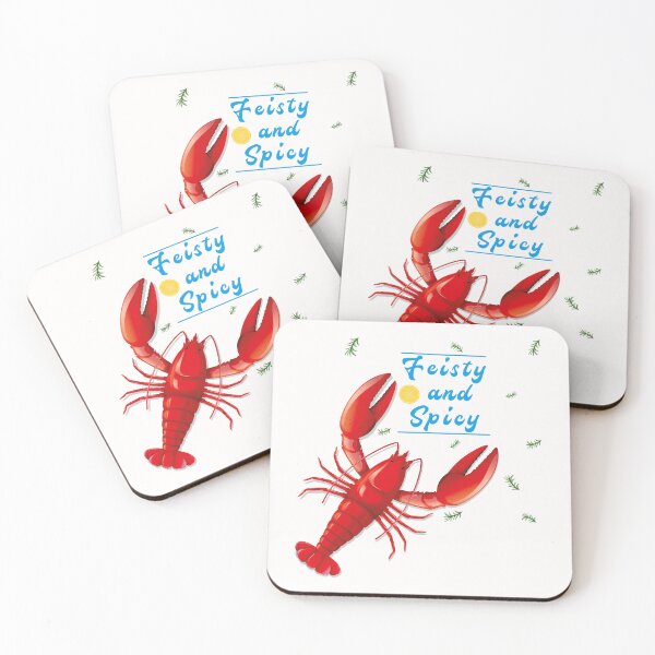 Item preview, Feisty and Spicy - Lobster Crawfish,Crawfish Shirt Feisty and Spicy Shirt designed and sold by mad art.