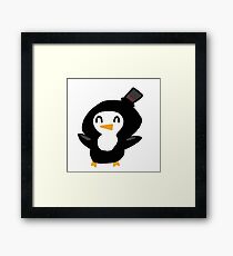 Party Penguin Framed Print