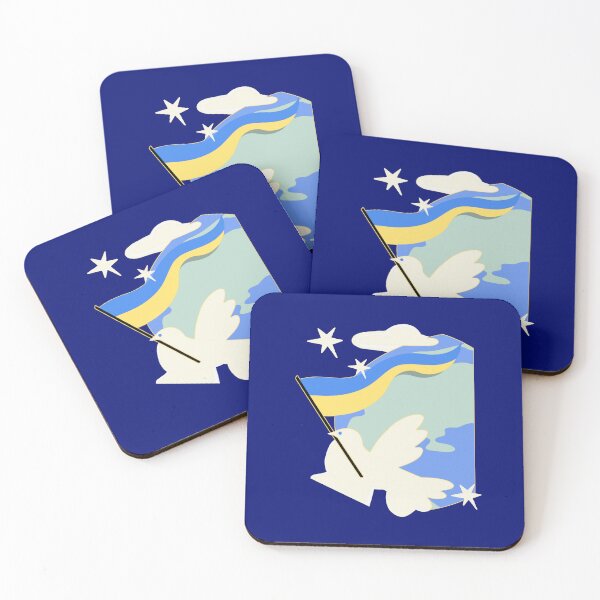 Item preview, Dove of peace Ukrainian flag designed and sold by vibeno1.