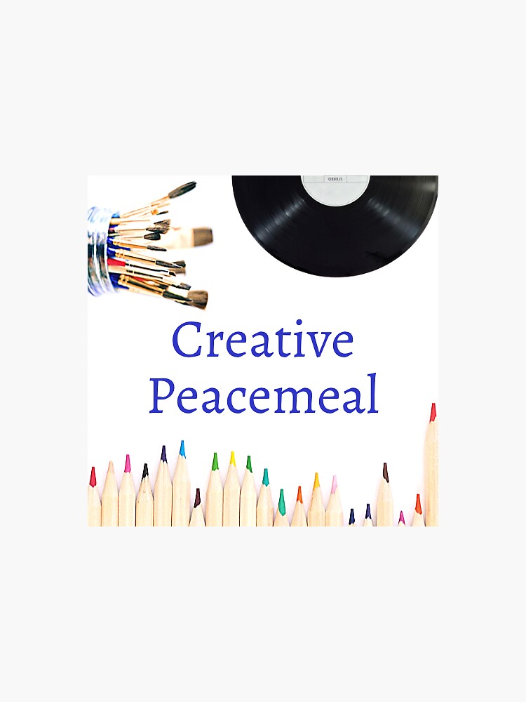 Thumbnail 3 of 3, Sticker, Creative Peacemeal Logo designed and sold by CPPodcast.