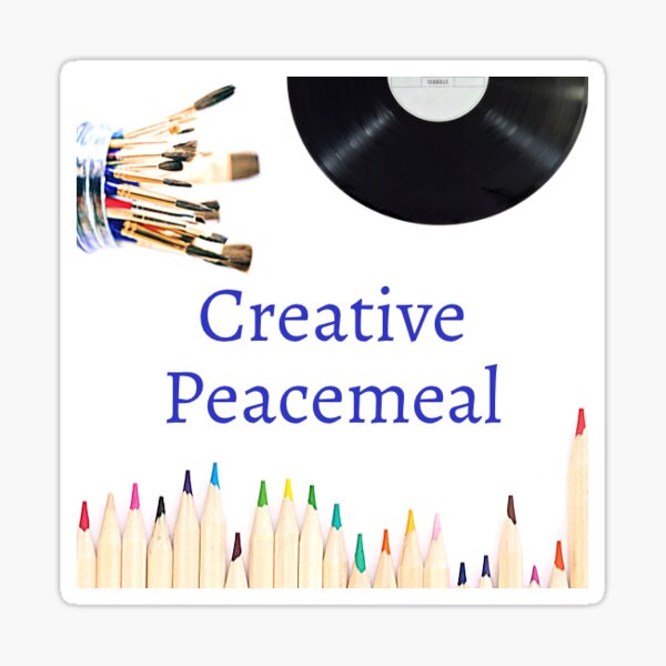 Creative Peacemeal Logo Sticker