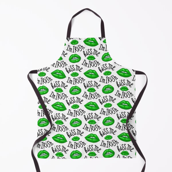 Item preview, Kiss Me I'm Irish Lips designed and sold by storyboxdesigns.