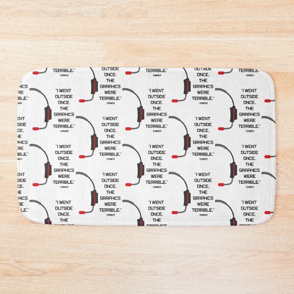Item preview, Funny Gaming Quote I Went Outside Once Graphics Cool Gamer designed and sold by Theparticular.