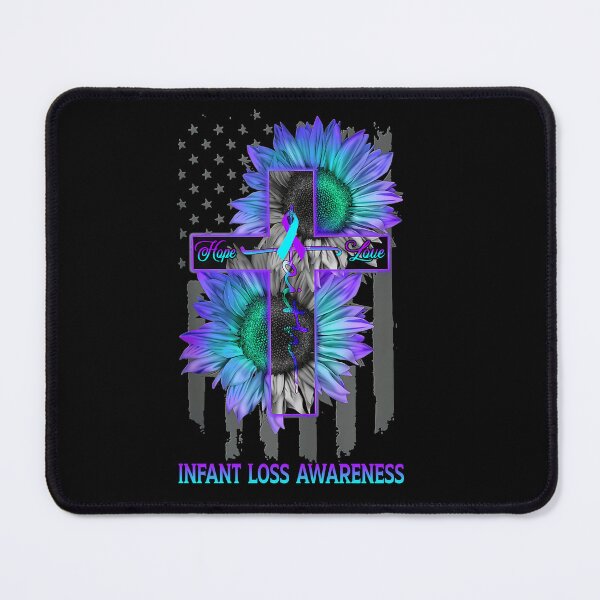 Item preview, Faith Hope Love American Flag Sunflower Christian Cross Infant Loss Awareness designed and sold by Tadmab.