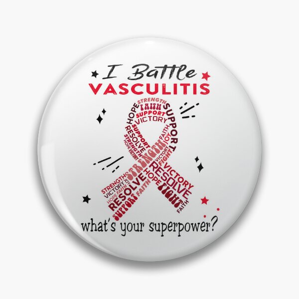Item preview, Vasculitis Warrior, I Battle Vasculitis What's Your Superpower? designed and sold by Greggwillard.